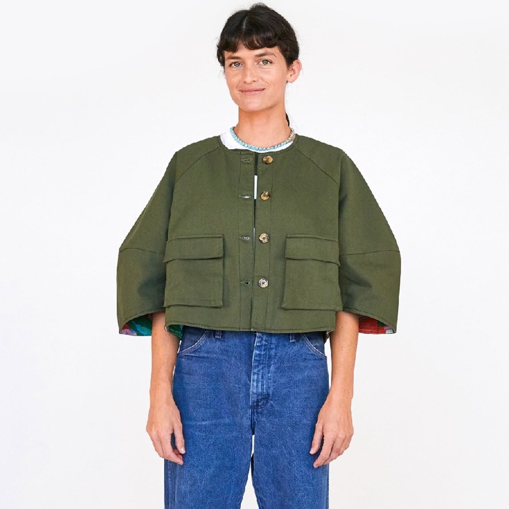 Clare V. Ginette Reversible Army Jacket